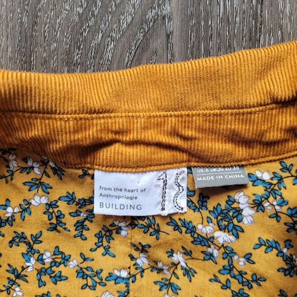 Building from the Heart of Anthropologie Women's Corduroy - Picture 4 of 5